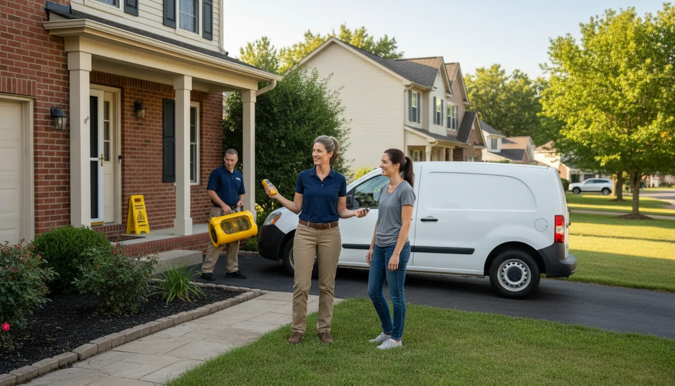 Water restoration image for Emergency Water Damage Restoration in Pilot, VA